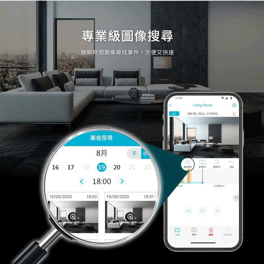 SpotCam Eva Pro (SD) 2K 高清 360度旋轉 無死角室內攝影機