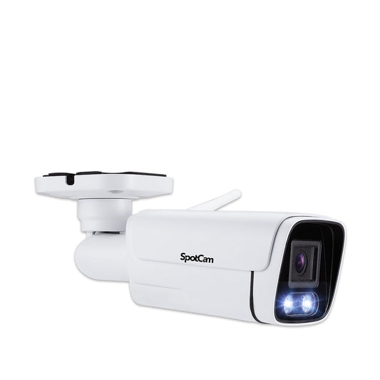 SpotCam BCW1 防水全彩夜視帶聚光燈槍型雲端攝影機（戶外適用）