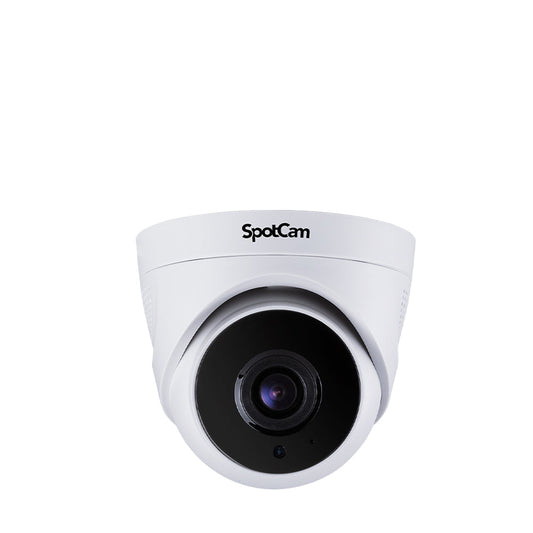 SpotCam TC1-P 室內雙頻半球雲端攝影機 (PoE款)